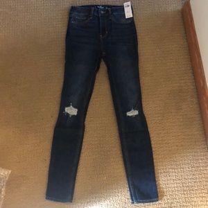 hollister dark wash jeans
